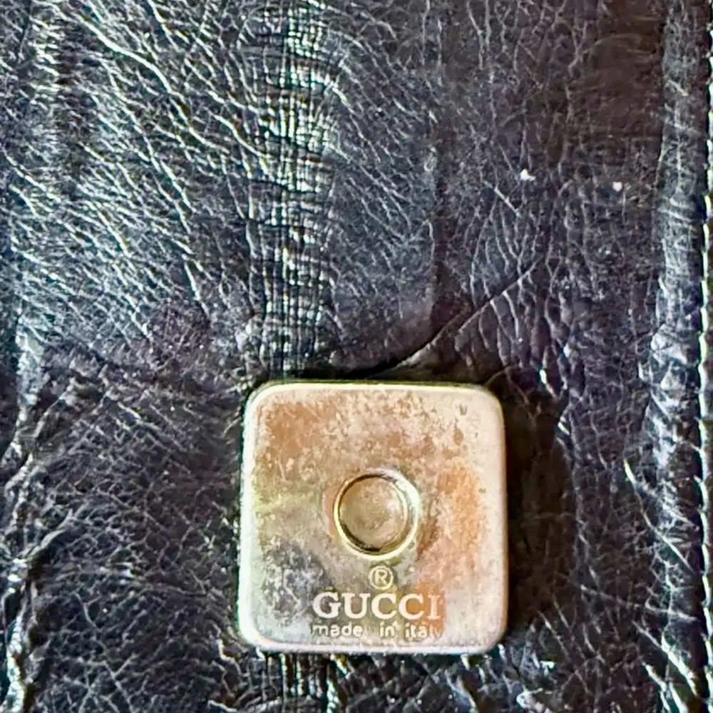 Gucci Black Leather Clutch - Picture 6 of 10